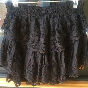 LoveShackFancy mini skirt